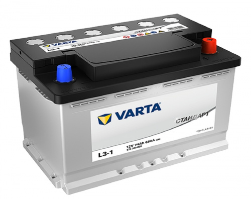 Аккумулятор Varta Standart 6CT-74 R+(о.п.) [д278ш175в190/680]