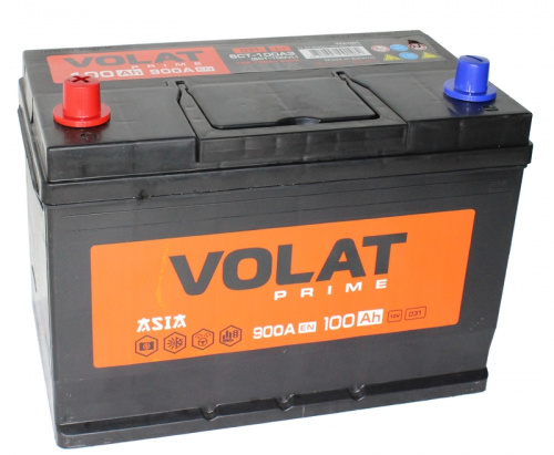 Аккумулятор VOLAT Prime ASIA 6СТ-100 (п.п.) (105D31R) ниж.креп. [д303ш175в225/900EN] [D31]