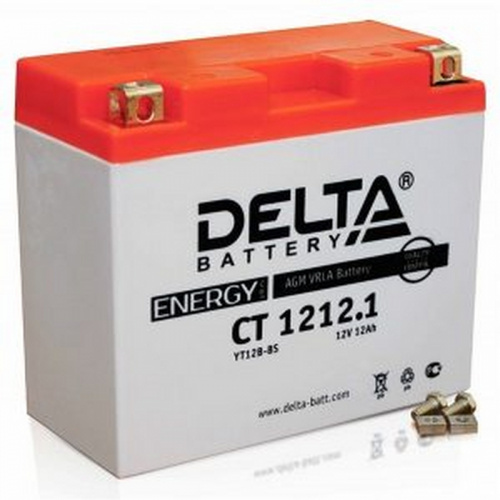 Аккумулятор DELTA СТ-1212.1 п.п. (YT12B-BS) [д151ш71в130/200]