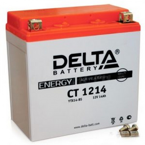 Аккумулятор DELTA СТ-1214 п.п. (YTX14-BS) [д151ш88в147/155]уп6