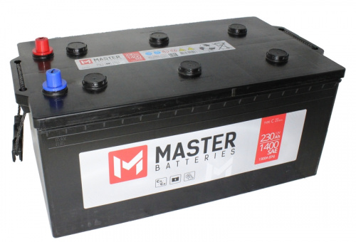 Аккумулятор Master Batteries 6СТ-230 (евро) [д518ш276в242/1300SAE] [С]