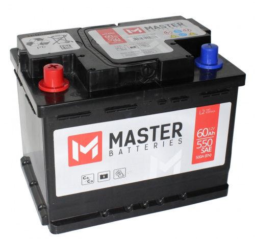Аккумулятор Master Batteries 6СТ- 60 (п.п.) [д242ш175в190/550SAE] [L2]