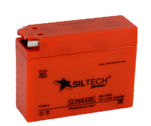 Аккумулятор SILTECH GEL12032 12V3,2AH (GT4B-5) тон д114ш39ш87