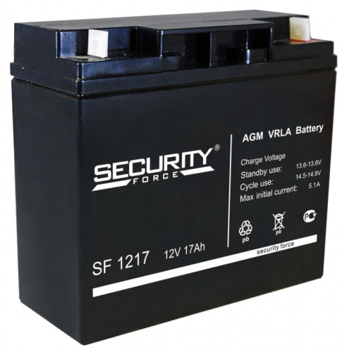 Аккумулятор Security Force -1217 (12V17A) [д181ш76в167]