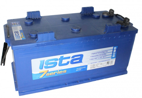 Аккумулятор ISTA 7 Series 6СТ-190 (п.п.) рос болт [д518ш240в242/1150] [B]