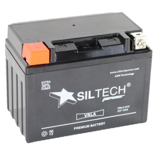 Аккумулятор SILTECH VRLA1213 12V13AH п.п. (YTZ14S)150*87*110/