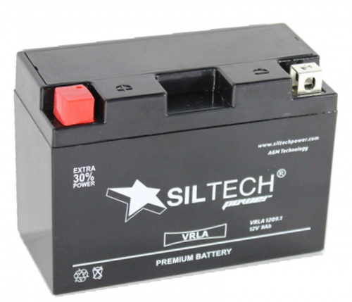 Аккумулятор SILTECH VRLA1209.1 12V9AH п.п. (YT9B-4)150*70*105/