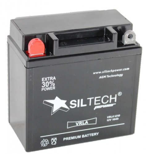Аккумулятор SILTECH VRLA1210 12V10AH п.п. (12N9-3B)137*76*134/
