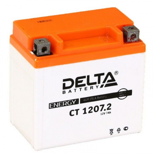 Аккумулятор DELTA СТ-1207.2 о.п. (YTZ7S)114*70*108 (уп.8 шт)