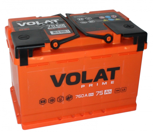 Аккумулятор VOLAT Prime 6СТ- 75 (о.п.) [д278ш175в190/760EN] [L3]