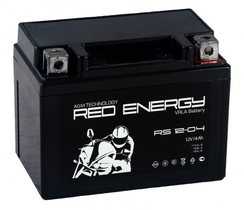 Аккумулятор RS 12-04 Red Energy [д113ш70в89/50](в уп.10 шт)