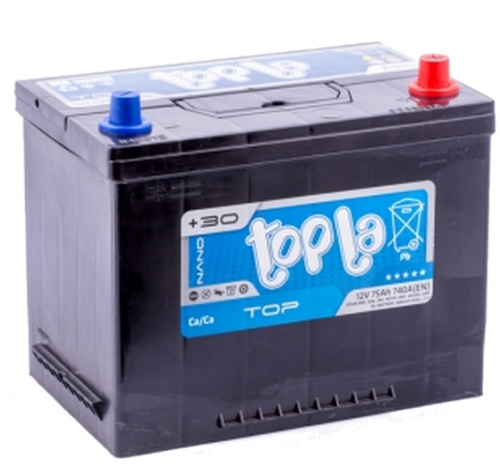 Аккумулятор TOPLA Top Asia 6СТ- 75 R+ (57529) яп. ст. 740