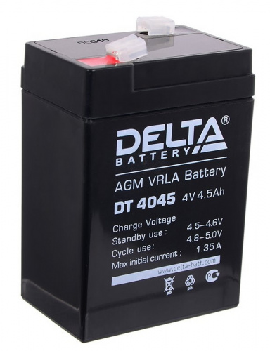 Аккумулятор DELTA DT-4045 (4V4,5А) [д70ш47в105]