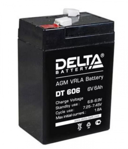 Аккумулятор DELTA DT-606 (6V6A) [д70ш47в107]