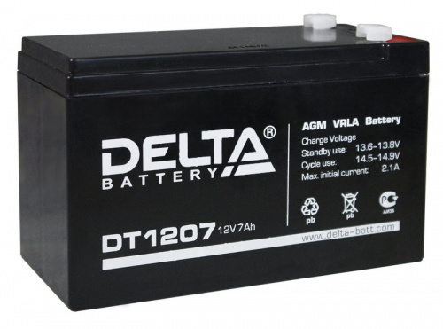 Аккумулятор DELTA DT-1207 (12V7A) [д152ш65в94]