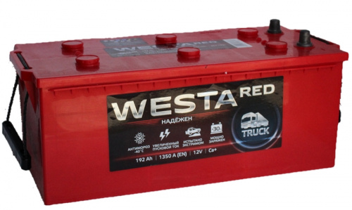 Аккумулятор WESTA RED (КАЗАХСТАН) 6СТ-192 ЕВРО 1350 А