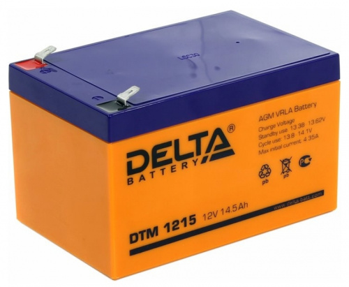 Аккумулятор DELTA DTM-1215 (12V15A) [д151ш98в95/101]