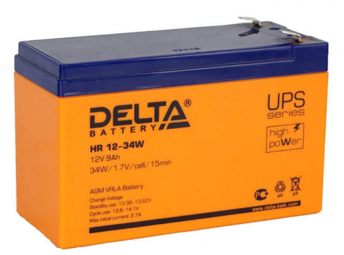 Аккумулятор DELTA HR 12-34 W (12V9A) [д151ш65в100]