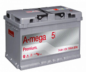 Аккумулятор А-MEGA PREMIUM 6СТ-74 о.п. 760А