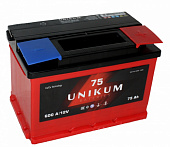 Аккумулятор UNIKUM 6 СТ-75 о.п.600А