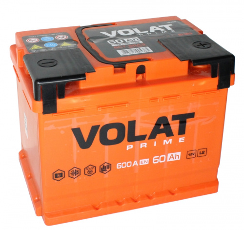 Аккумулятор VOLAT Prime 6СТ- 60 (о.п.) [д242ш175в190/600EN] [L2]