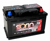 Аккумулятор SORIN L3B R 12V-75 Ah о.п. низкий 700 SAE 650A BLA