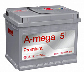 Аккумулятор А-MEGA PREMIUM 6СТ-63 о.п. низ. 610А