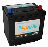 Аккумулятор SEBANG SMF 65 А/ч (п.п.)EN 580A 232x175x225 SMF