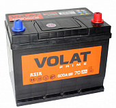 Аккумулятор VOLAT Prime ASIA 6СТ- 70 (о.п.) (80D26L) ниж.креп. [д261ш175в220/600EN] [D26]