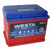 Аккумулятор WESTA RED EFB 6СТ-62 о.п.650А(242*175*190)
